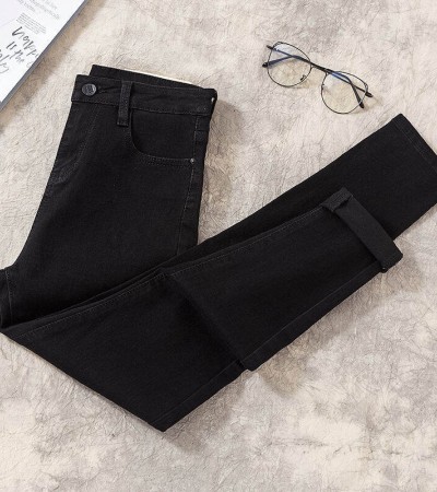 2022 Spring and Autumn New Jeans Women's High Waist Skinny Pants for Students