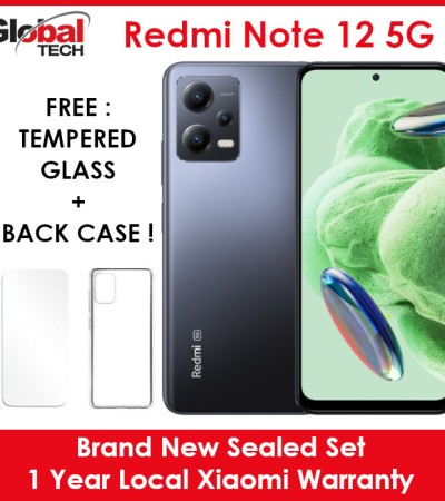 小米红米Note 12 5G 256GB Rom+8GB Ram/全球版/1年小米本地保修(免费:钢化玻璃+后盖) 小米红米Note 12 5G 256GB Rom+8GB Ram/全球版/1年小米本地保修(免费:钢化玻璃+后盖)