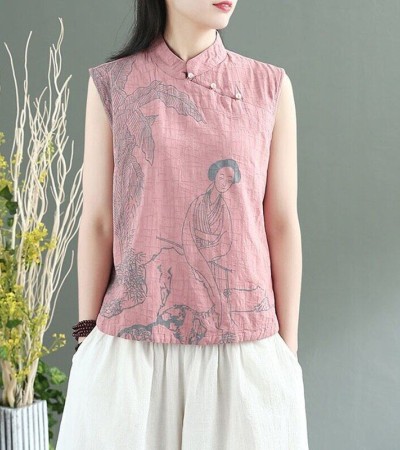 2023中式服装女式刺绣唐装衬衫传统旗袍旗袍女式上衣 2023中式服装女式刺绣唐装衬衫传统旗袍旗袍女式上衣